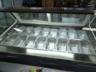 Φορητή περίπτωση επίδειξης παγωτού Popsicles με τους προαιρετικούς δίσκους/τη μονάδα επίδειξης παγωτού